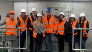 Staff visiting the EFW